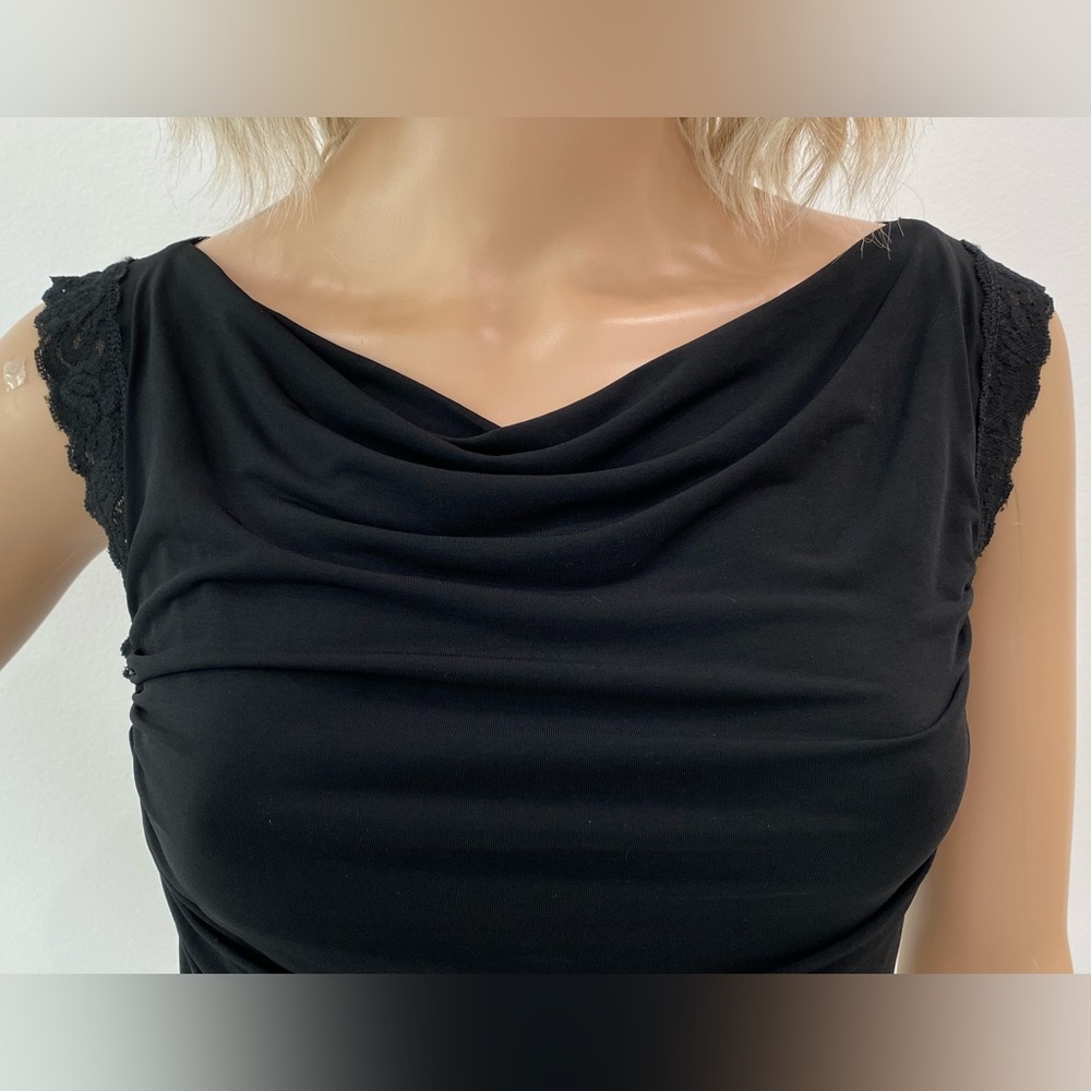 BCBG MaxAzria Black Feminine Top - Picture 5 of 12